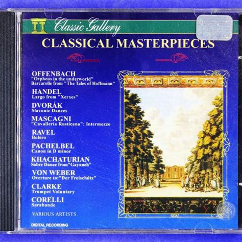 Cd Classical Masterpieces Classic Gallery 2000 Em Rio De Janeiro Clasf Som E Imagem