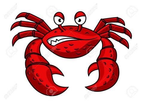 Angry Crab Clip Art