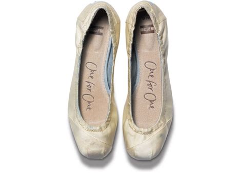 Toms Ivory Ballet Flats In Natural Lyst