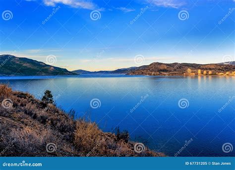 Okanagan Lake Kelowna Bc Canada Stock Image Image Of Scenic Canada