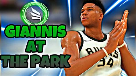 Giannis At The Park In Nba 2k20 Youtube