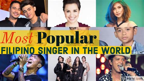Top 10 Most Popular Filipino Singer In The World Famous Filipino