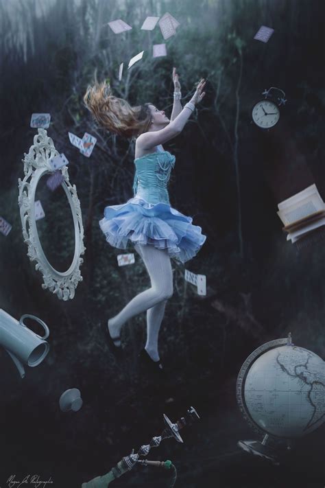Falling Down The Rabbit Hole Alice In Wonderland Photography Dark