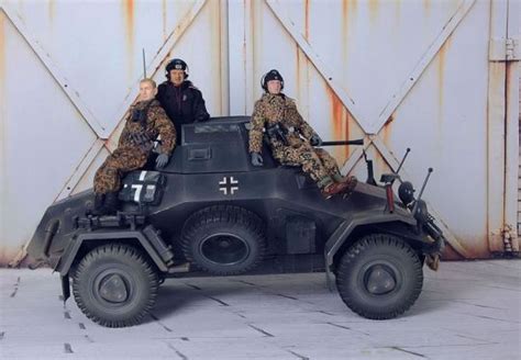 Sdkfz 222 Camouflage 3 Tons Machinegun