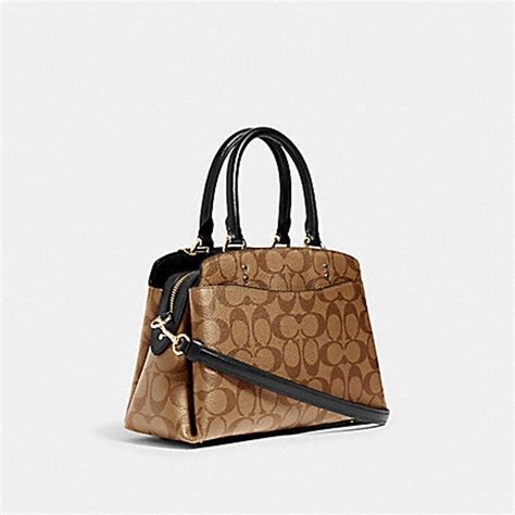 Coach Mini Lillie Carryall In Signature Canvas F91494 Luxe Paradise