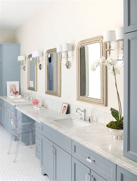 See more ideas about bathroom design, blue bathroom, bathrooms remodel. Blue Vanity - Contemporary - bathroom - Hallie Henley Design