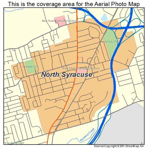 Aerial Photography Map Of North Syracuse Ny New York