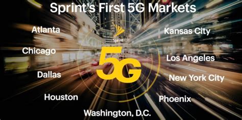 Sprint Adds New York City Phoenix And Kansas City To Its Initial 5g