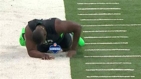 The NFL Combine Got NSFW When A Player S Penis Came Out During The Yard Dash SBNation Com