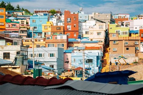 Gamcheon Culture Village Colorful Houses In Busan Korea Stock Photo