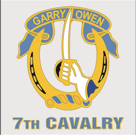 7th Cavalry Unit Crest Decal