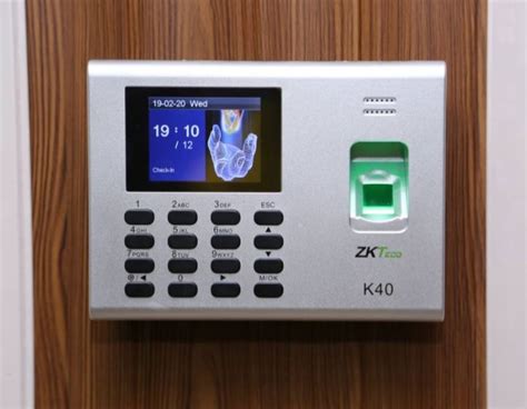 Touch Screen ZKTeco Fingerprint Biometric Reader Model Name Number Zk Teco K At Best Price