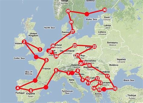 Map Of Europe Train Routes