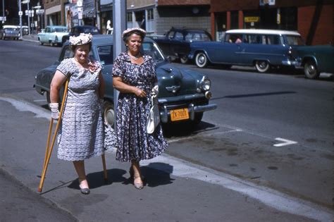 Nana Kodachrome My Great Grandmother At Right With