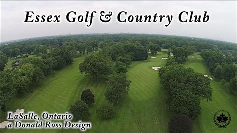 Essex Golf And Country Club Overview Youtube