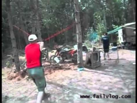Funny slingshot ride fails compilation. Redneck Slingshot Backfires (Fail) - YouTube