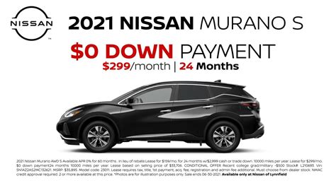 2021 Nissan Murano S Lease Special At Kelly Nissan Of Lynnfield In
