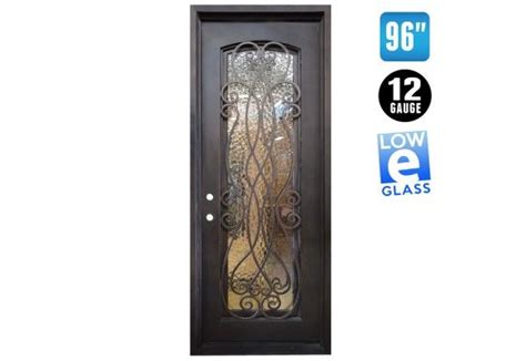 Palencia Wrought Iron Entry Door Right Swing 3080 Wrought Iron Entry