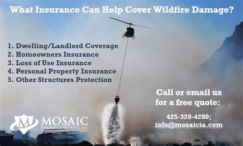 What Insurance Can Cover Wildfire Damage Mosaic Insurance Alliance Llc