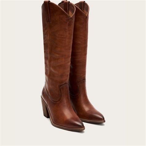 Faye Pull On Boots Frye Since 1863 Rugged Leather Leather Boots