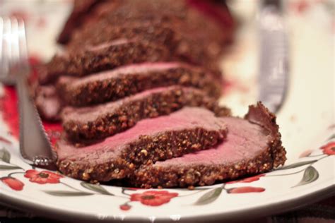 I made this dinner for christmas eve. Spice Crusted Beef Tenderloin: How to Slide a Non ...