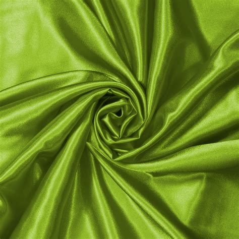 Cali Fabrics Lime Green Charmeuse Satin