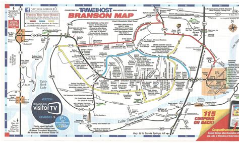 Branson Mo Map Of Attractions