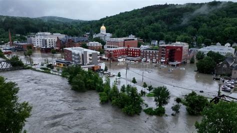 Vermont Floods Leave The State Dangled Roads Tracks Bridges Wiped Out