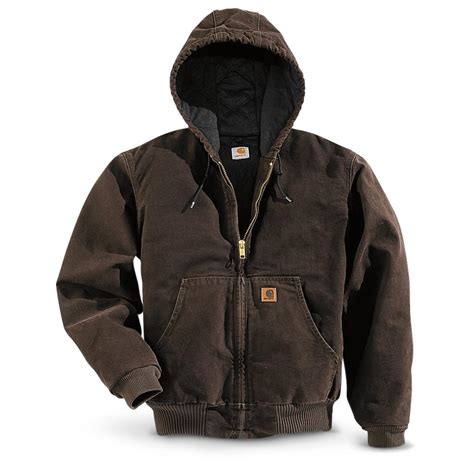 Carhartt Mens Sandstone Active Jacket 227998 Insulated Jackets And Coats At Sportsmans Guide