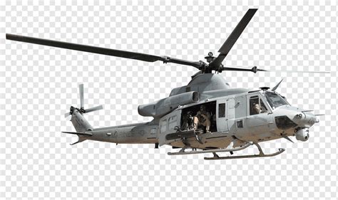 Helicóptero Cinza Helicóptero Bell Uh 1 Iroquois Bell Uh 1y Venom Bell