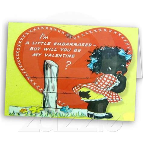 African American Valentines Day Greeting Cards Vintage