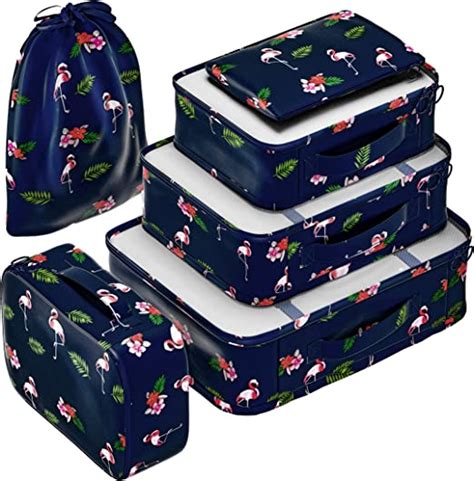 Kompressions Verpackungswürfel Set Für Koffer Gepäck Organizer