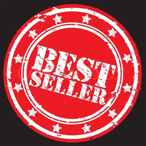 Grunge Best Seller Rubber Stamp Stock Vector Colourbox