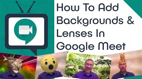 Click on the settings icon in bottom right corner of meet window. How To Add Backgrounds & Lenses In Google Meet - YouTube