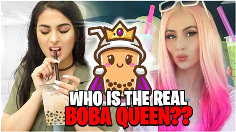 Sssniperwolf Vs Leah Ashe 🧋 Who Is The Real Boba Queen Youtube