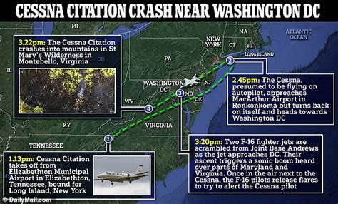 How Did The Virginia Plane Crash Unfold A Timeline From Takeoff To Fatal Crash Daily Mail Online