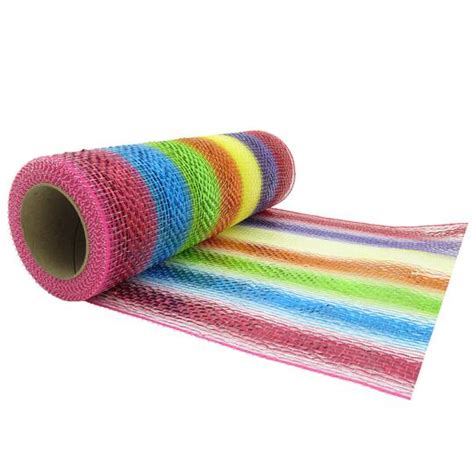 Shop For The Rainbow Striped Mesh By Celebrate It™ At Michaels