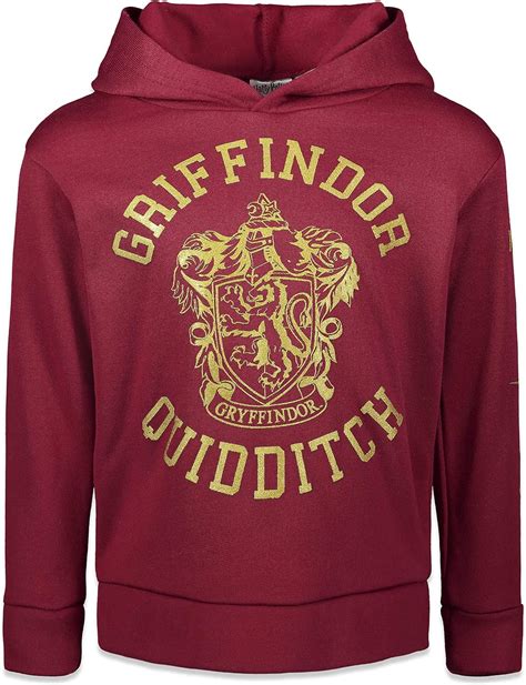 Harry Potter Gryffindor Fleece Pullover Hoodie Grau Gr 23