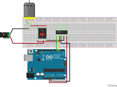 Driving A Dc Motor With An Arduino And The L293d Moto