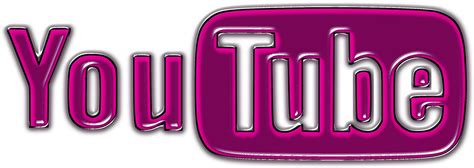 Download Purple White Icon Of Youtube Pink Youtube Transparent