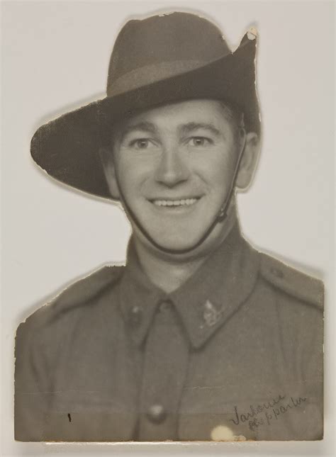 Photograph Portrait Of A Soldier World War Ii 1939 1945