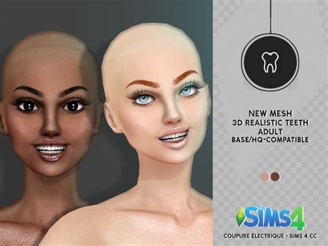 Sims Sims 4 Realistic Teeth Png Download 800x600 1662585 Png