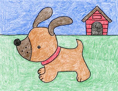 Dog Drawing For Kids To Draw