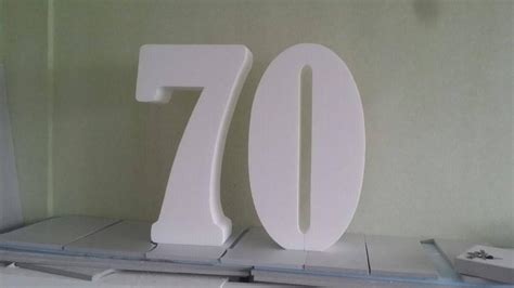 Giant Numbers 30 Inches 3d Numbers Large Free Standing Letter Etsy