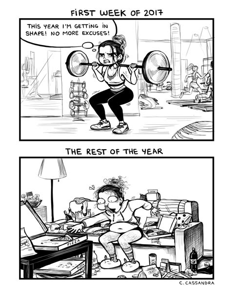 food (meal) :: gym :: C. Cassandra :: comics (funny comics & strips