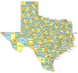 Texas County Locator Map