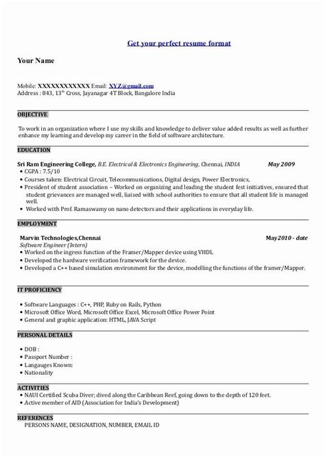 A resume is a document used by individuals to represent their background and skill sets and are mostly used to. 25 Objective for Resume for Freshers in 2020 | Best resume ...