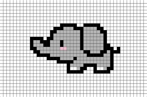 Kawaii Cute Pixel Art Grid Easy Canvas Broseph