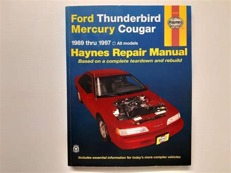 Haynes Ford Thunderbird Mercury Cougar Kaufen Auf Ricardo