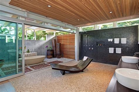 Natural Stones As The Flooring Or Wall Is A Perfect Spot For Outdoor